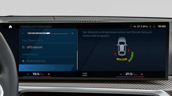 BMW 3er Limousine M Automobile G80 G20 Parking Assistant Plus Control Display Innenraum